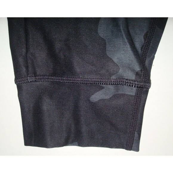 New NWT Womens Prana Pants Layna Joggers M Black Gray Camo HIgh Rise Waist Silky - Picture 7 of 8